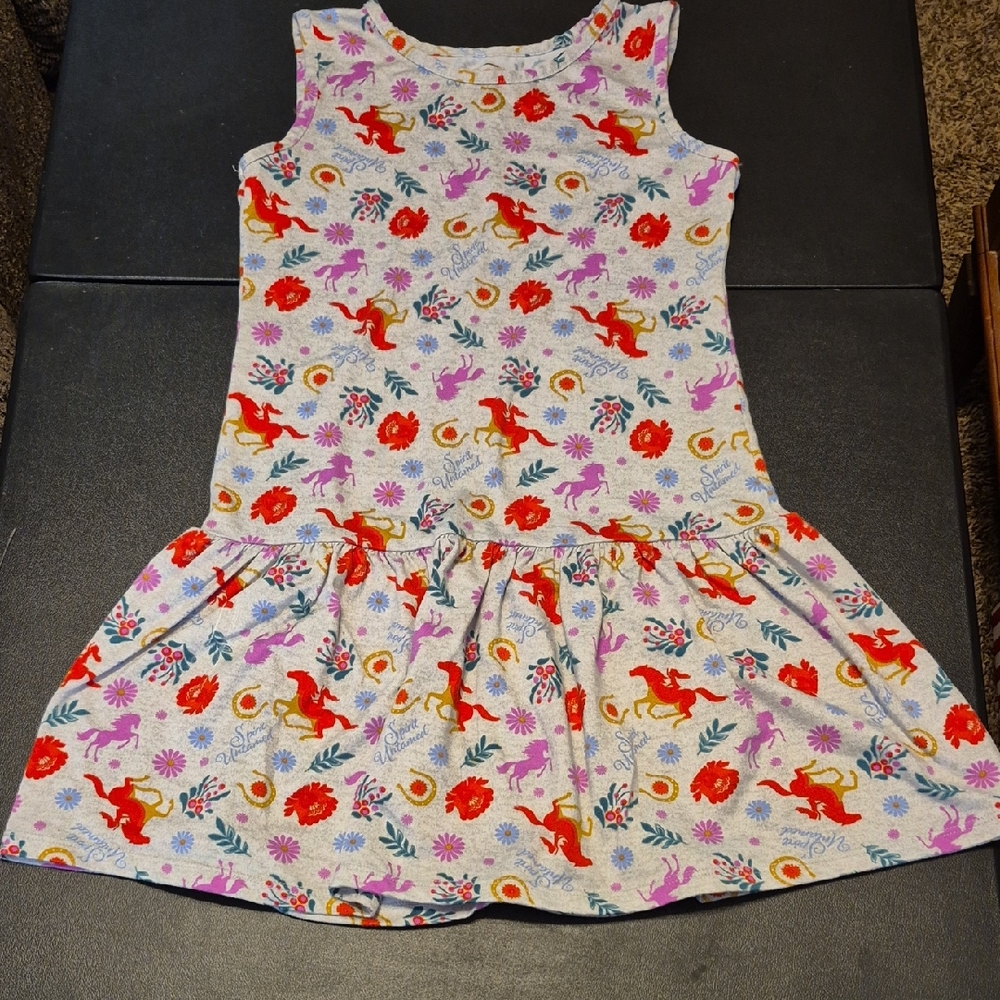 Charming Kids Spirit Dress with Animal Print